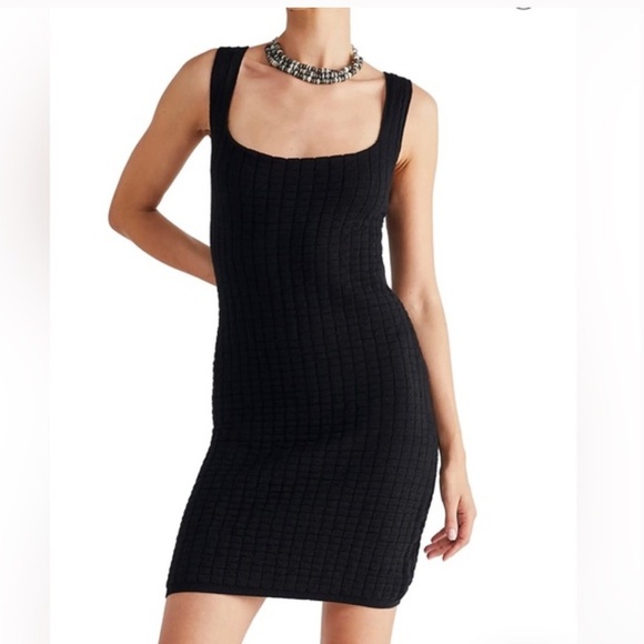 NWT Free People Short N Sweet Sweater Minidress Black - Size Medium - Picture 1 of 7